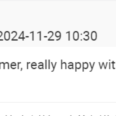 The feedback for Hydrogen ceramic ball from Australia customer